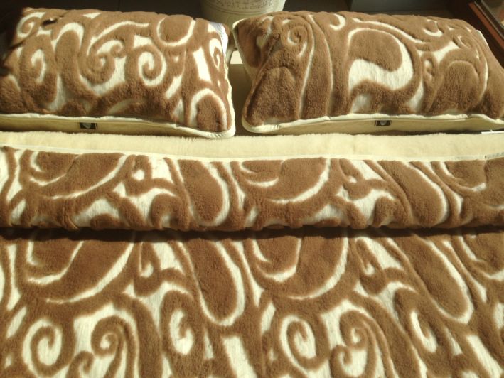 POŚCIEL WEŁNIANA CAMEL WOOLSTAR + MERYNOS 220X200