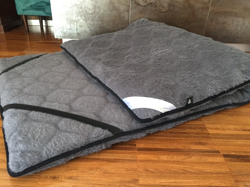MATERAC WEŁNIANY ALPAKA CIEMNA CARO / ALPAKA CIEMNA CARO 120X200