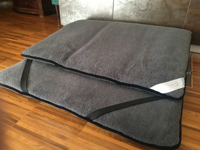 MATERAC WEŁNIANY ALPAKA CIEMNA / ALPAKA CIEMNA 160X200