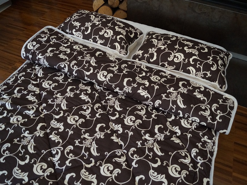 Pościel Orientalna Kaszmir + Bawełna Kolekcja BROWN MEDIOLAN 240x200