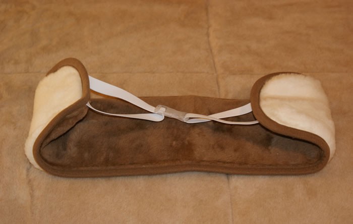 PAS WEŁNIANY 15x30 WEŁNA CAMEL + KASZMIR