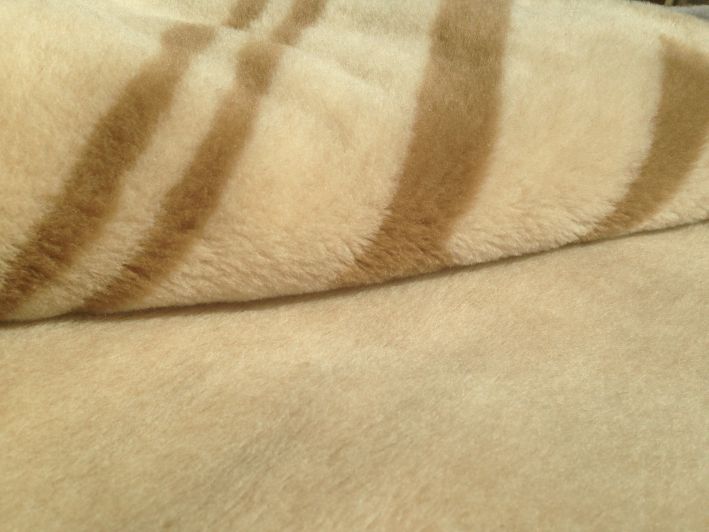 Kołdra z wełny Alpaki Silver + Camel Cappucino Greka 180x200