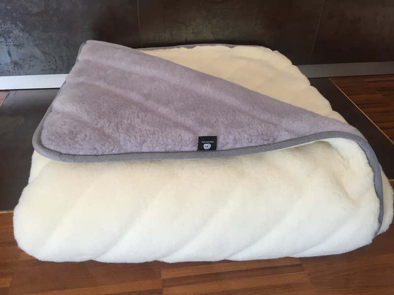 KOŁDRA Z WEŁNY ALPAKI EXCLUSIVE PASY + KASZMIR PASY 140x200