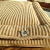 MATERAC WEŁNIANY CAMEL JASNY CAPPUCCINO 180x200