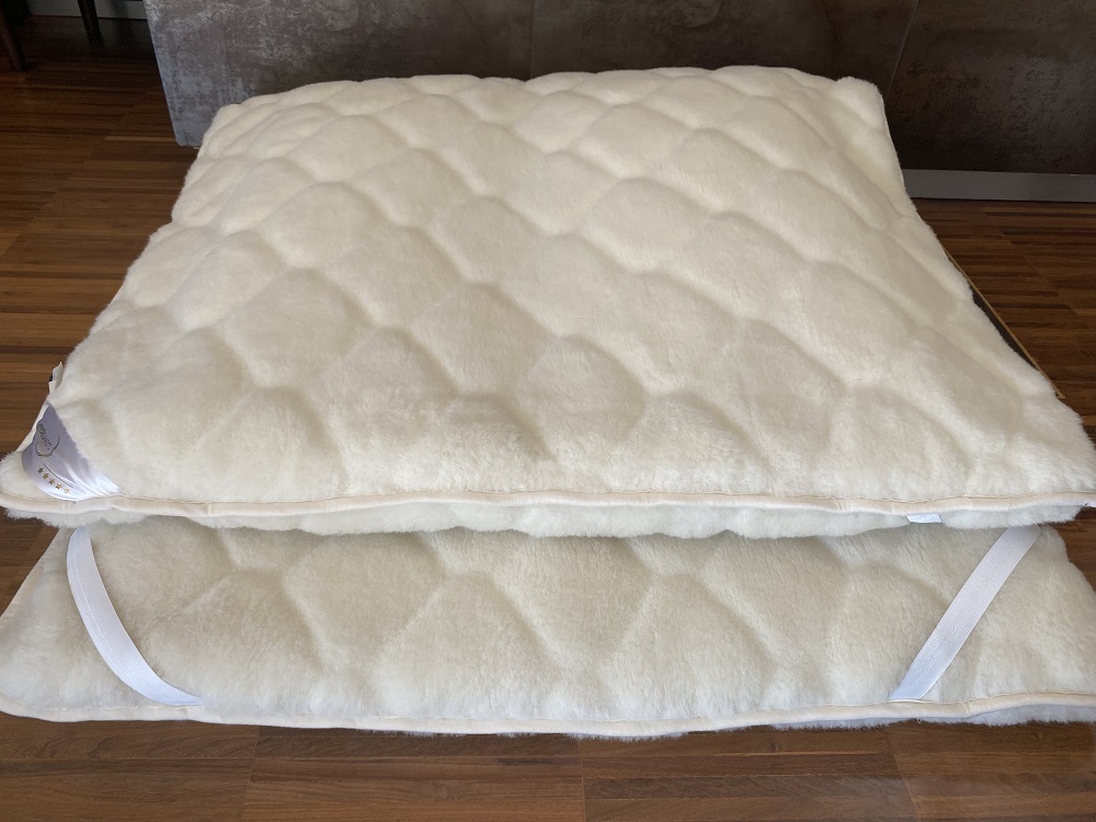 MATERAC WEŁNIANY KASZMIR CARO MEGA GRUBY 160x200