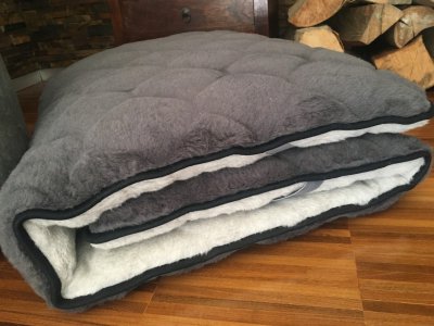 MATERAC WEŁNIANY ALPAKA CIEMNA CARO / ALPAKA JASNA CARO 160X200