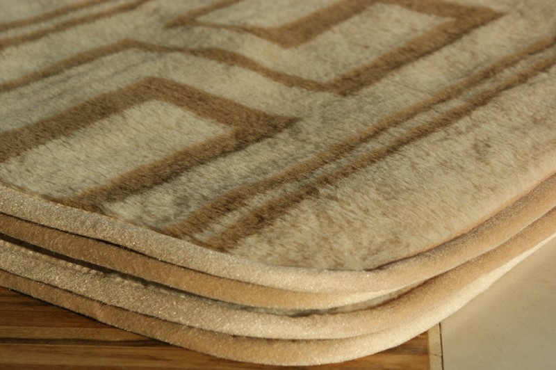 KOC WEŁNIANY CAMEL CAPPUCCINO GREKA JASNY 160x200