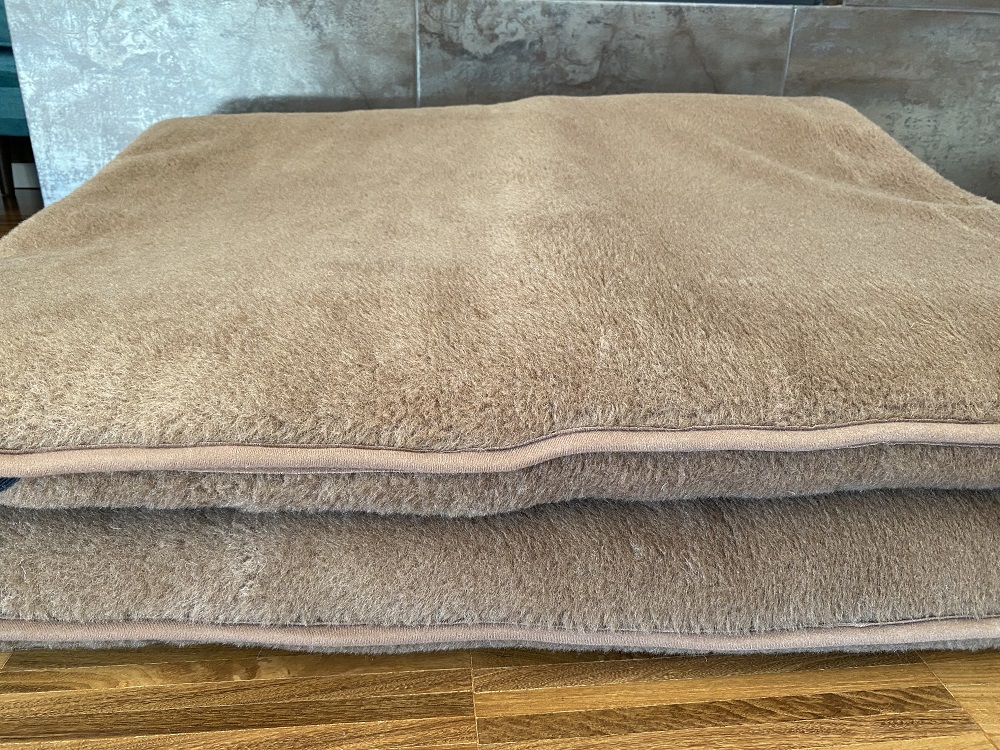MATERAC WEŁNIANY CAMEL CIEMNY + CAMEL CIEMNY Królewski 160x200