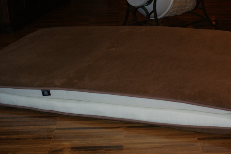 MATERAC WEŁNIANY 100x200 CAMEL CIEMNY MEGA GRUBY