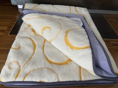 KOŁDRA Z WEŁNY ALPAKI ALPINA + KASZMIR GOLD 180x200