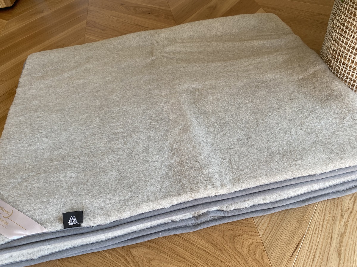 PODKŁAD WEŁNIANY MERYNOS SYBERIA POPIEL 120x200