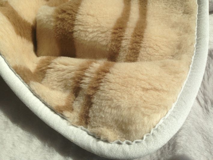 Kołdra z wełny Alpaki Silver + Camel Cappucino Greka 180x200