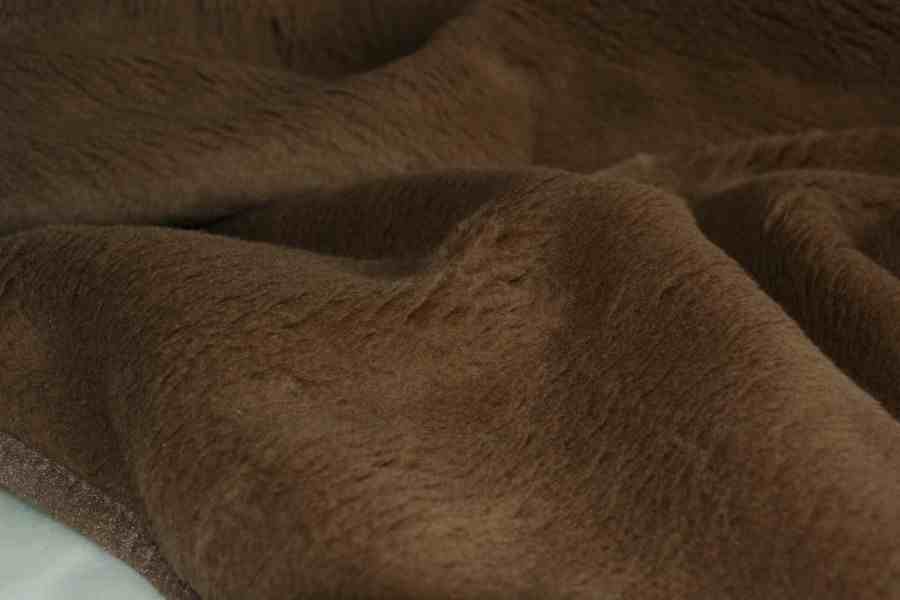 KOŁDRA WEŁNIANA CAMEL CIEMNY + KASZMIR CARO 200X200