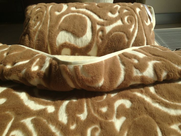 POŚCIEL Z WEŁNY CAMEL WOOLSTAR + MERYNOS 140X200