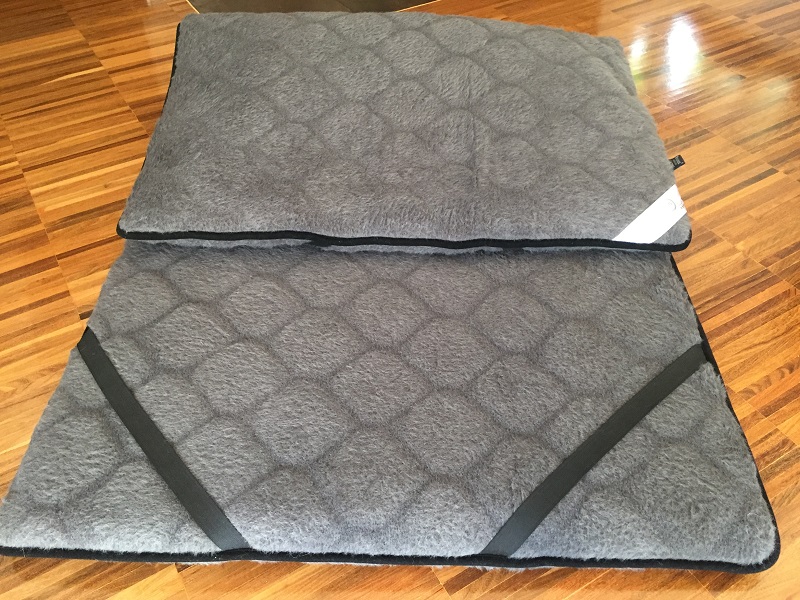 MATERAC WEŁNIANY ALPAKA CIEMNA CARO / ALPAKA CIEMNA CARO 120X200