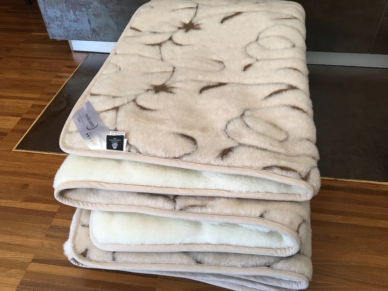 POŚCIEL WEŁNIANA CAMEL RAMPICANTI + KASZMIR CARO 140x200 + MATERAC