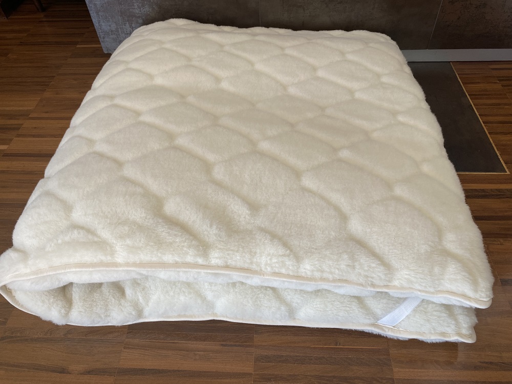 MATERAC WEŁNIANY KASZMIR CARO MEGA GRUBY 160x200