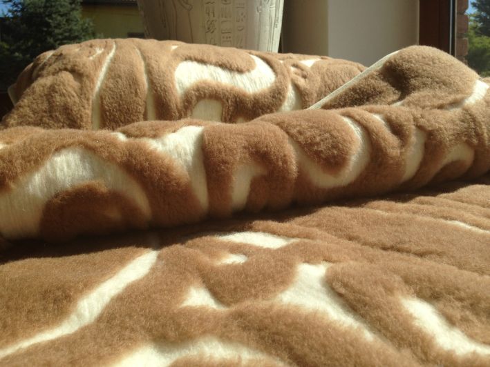 POŚCIEL Z WEŁNY CAMEL WOOLSTAR + MERYNOS 140X200