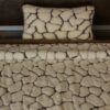 POŚCIEL Z WEŁNY CAMEL CIEMNY + KASZMIR GIRAFFE 140X200 + MATERAC