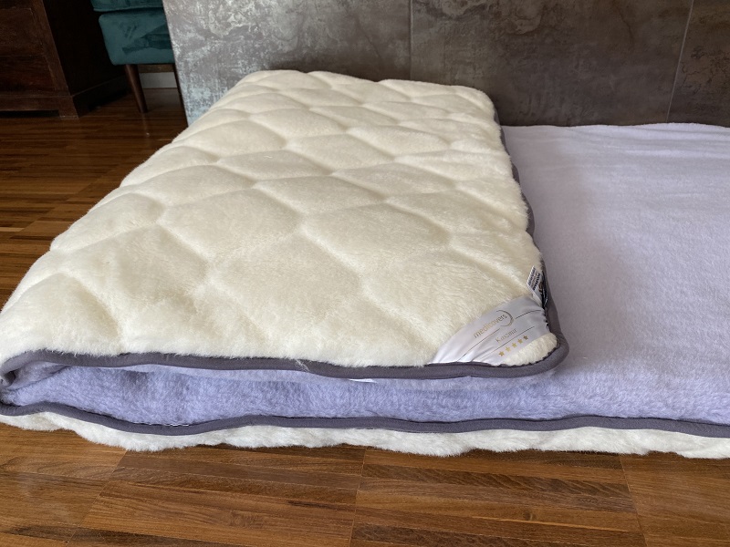 MATERAC WEŁNIANY ALPAKA ALPINA + KASZMIR CARO 100X200