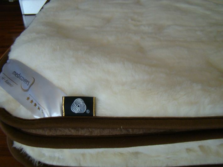KOŁDRA WEŁNIANA CAMEL CIEMNY + KASZMIR WHITE 200X200