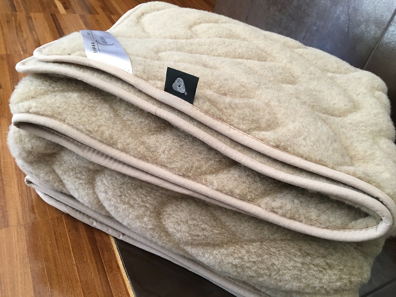 KOC WEŁNIANY CAMEL WARKOCZ JASNY 160x200