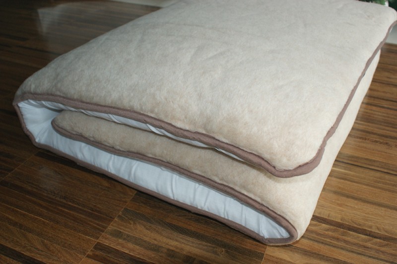 MATERAC WEŁNIANY 100x200 CAMEL JASNY MEGA GRUBY