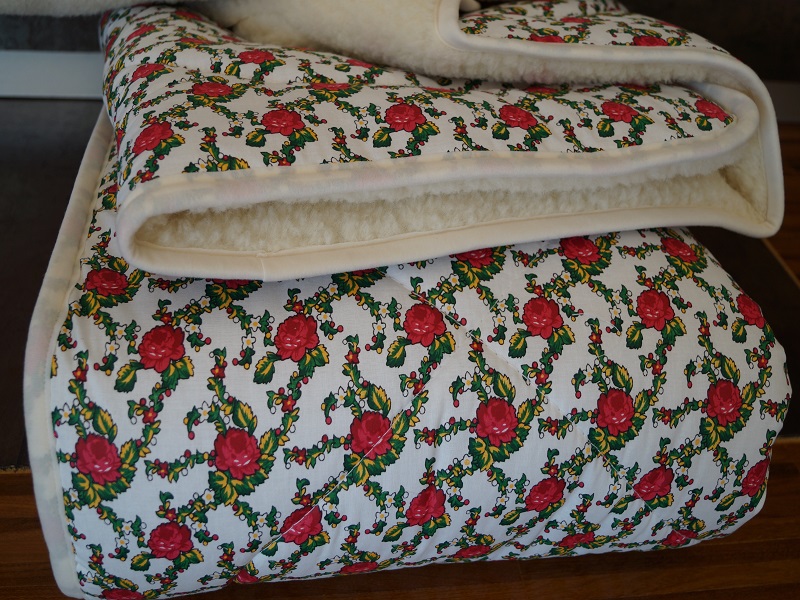 Kołdra orientalna Merynos + Bawełna Kolekcja ROSES 160x200
