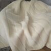 KOC WEŁNIANY ALPAKA PREMIUM BIAŁE PASY NATURAL 140x200